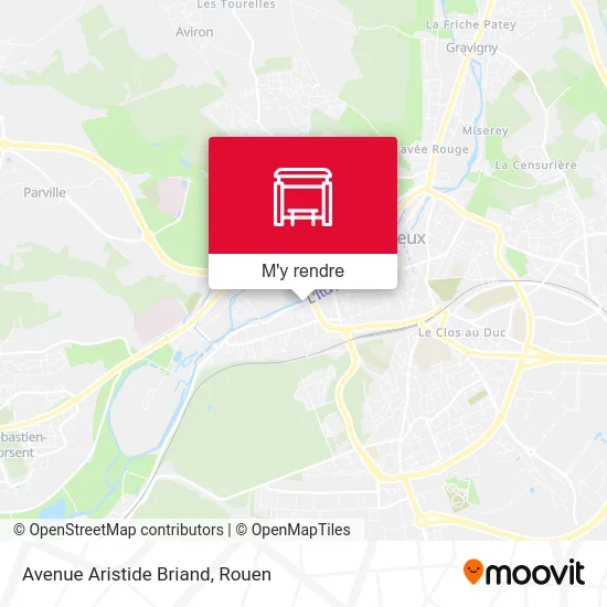 Avenue Aristide Briand plan