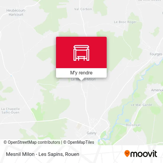 Mesnil Milon - Les Sapins plan