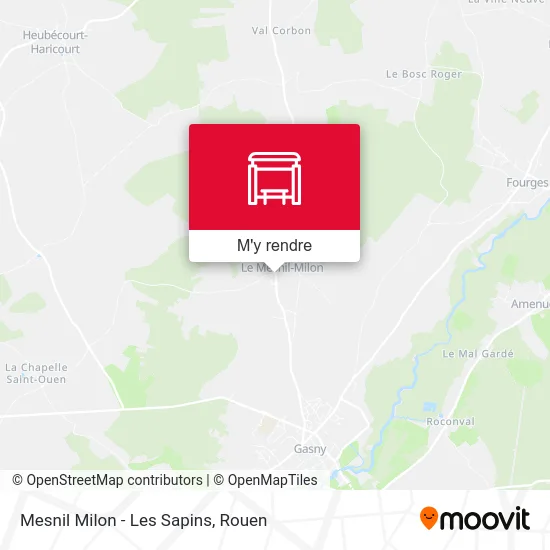 Mesnil Milon - Les Sapins plan