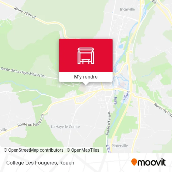 College Les Fougeres plan