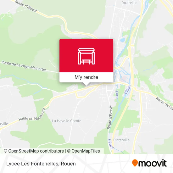 Lycée Les Fontenelles plan