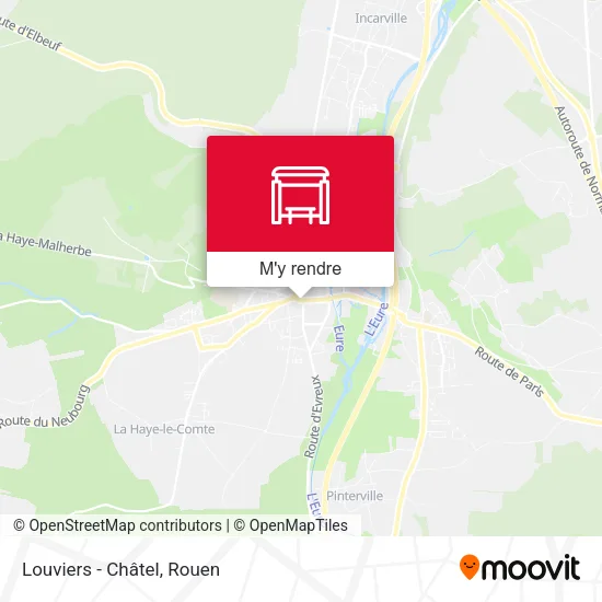 Louviers - Châtel plan