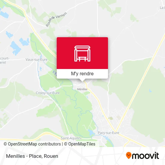 Menilles - Place plan