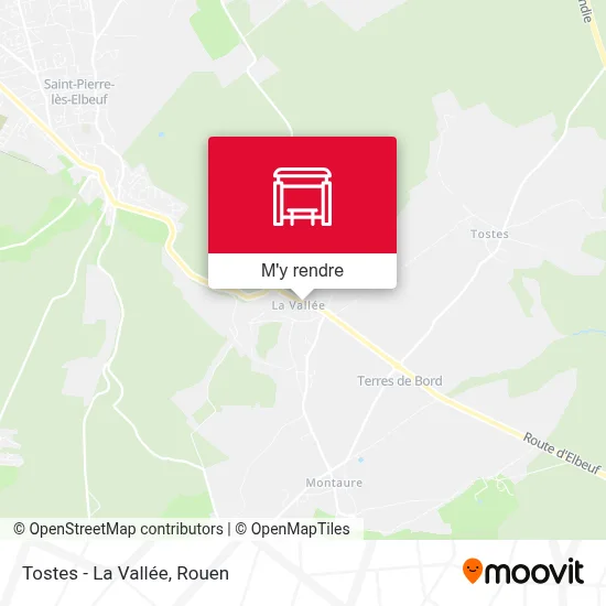 Tostes - La Vallée plan