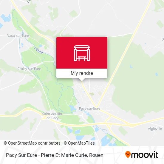 Pacy Sur Eure - Pierre Et Marie Curie plan