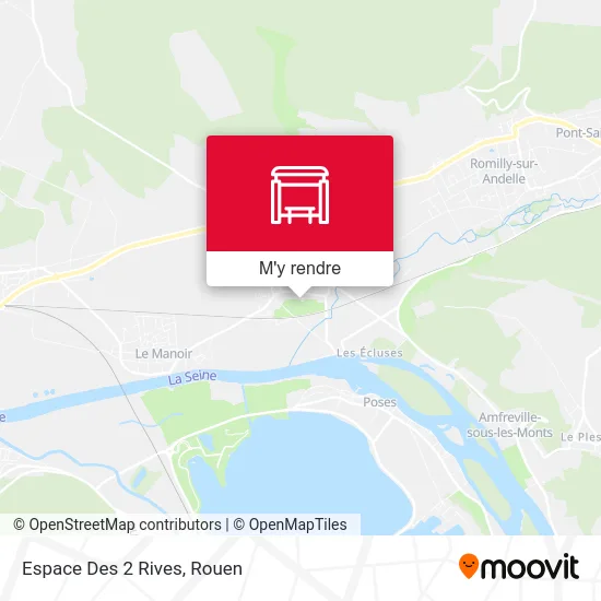 Espace Des 2 Rives plan