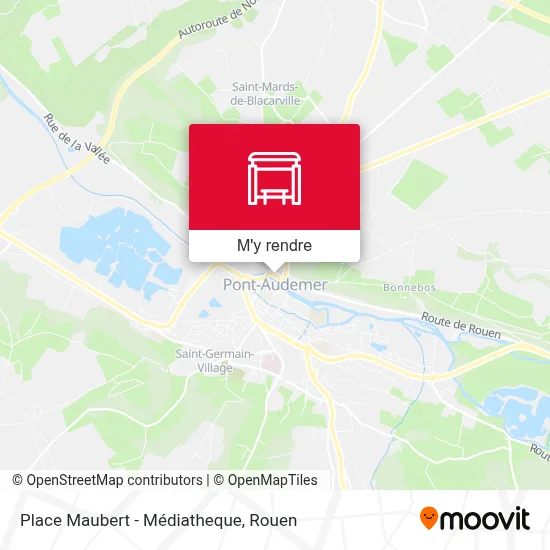 Place Maubert - Médiatheque plan