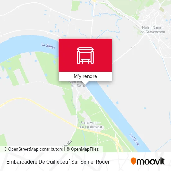 Embarcadere De Quillebeuf Sur Seine plan