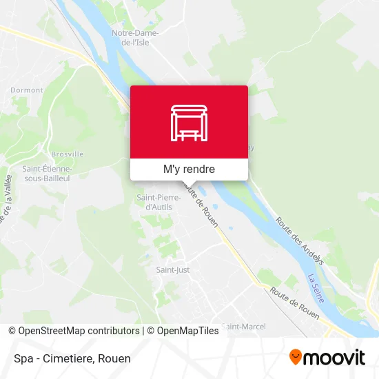 Spa - Cimetiere plan