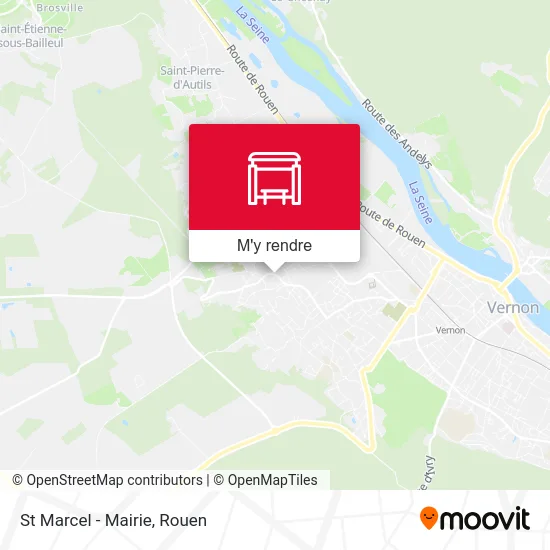 St Marcel - Mairie plan