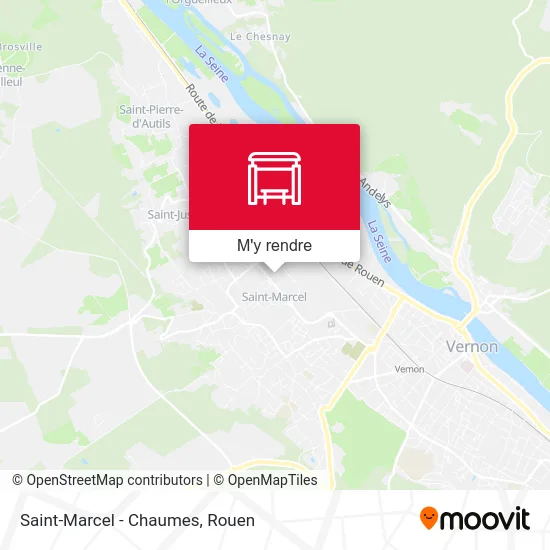 Saint-Marcel - Chaumes plan