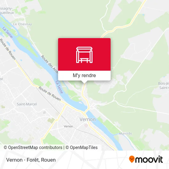 Vernon - Forêt plan