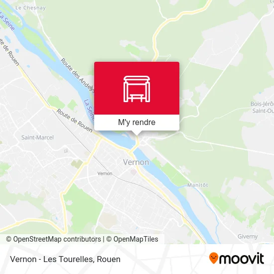 Vernon - Les Tourelles plan