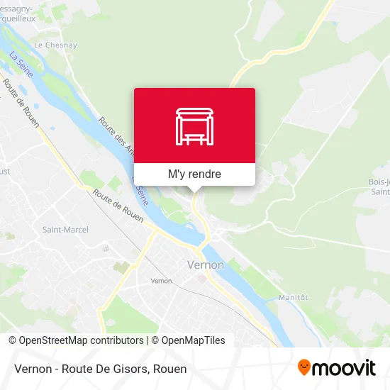 Vernon - Route De Gisors plan