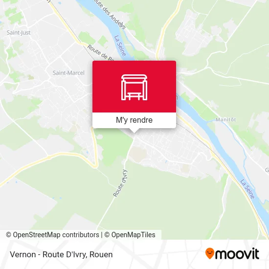 Vernon - Route D'Ivry plan