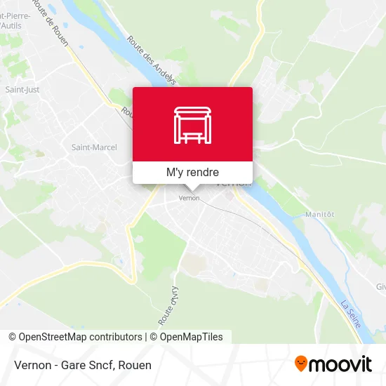 Vernon - Gare Sncf plan