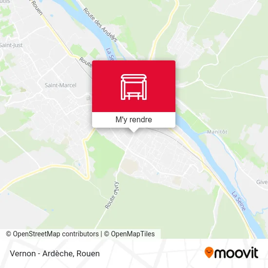 Vernon - Ardèche plan