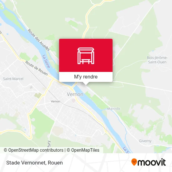 Stade Vernonnet plan