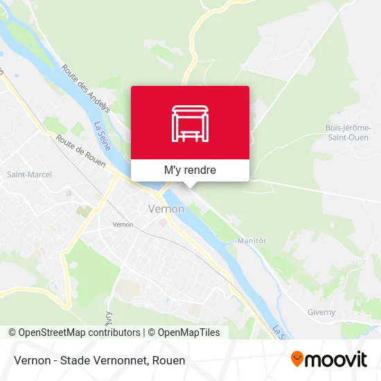 Vernon - Stade Vernonnet plan