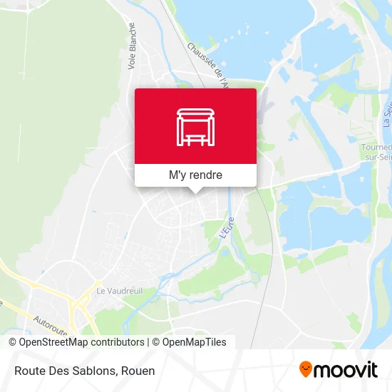 Route Des Sablons plan