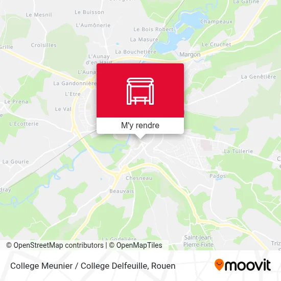 College Meunier / College Delfeuille plan
