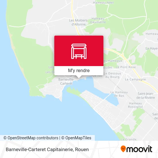 Barneville-Carteret Capitainerie plan