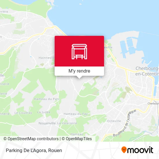 Parking De L'Agora plan