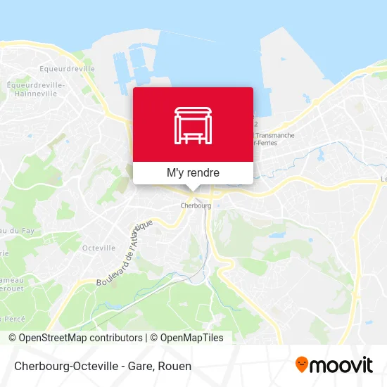 Cherbourg-Octeville - Gare plan