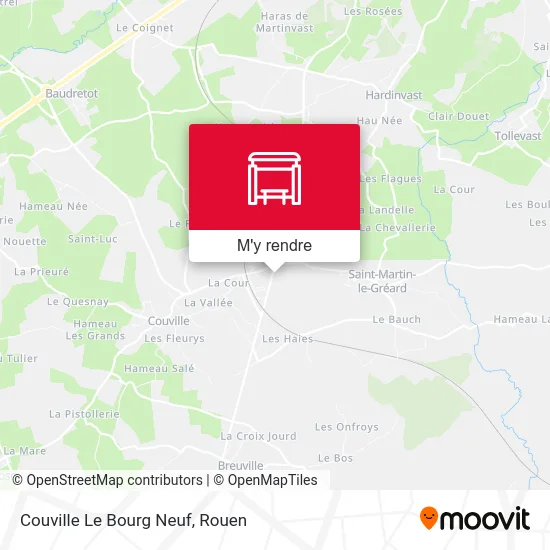 Couville Le Bourg Neuf plan