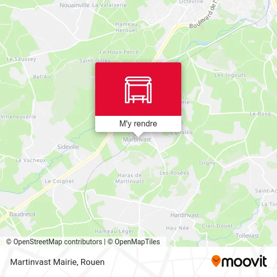 Martinvast Mairie plan