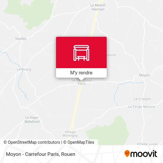 Moyon - Carrefour Paris plan
