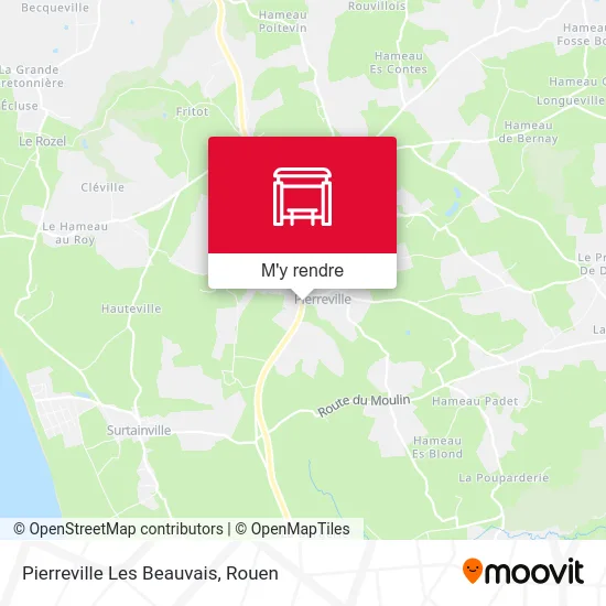 Pierreville Les Beauvais plan