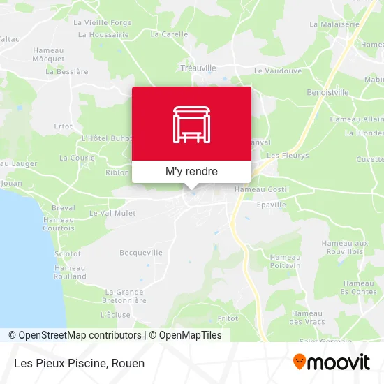 Les Pieux Piscine plan