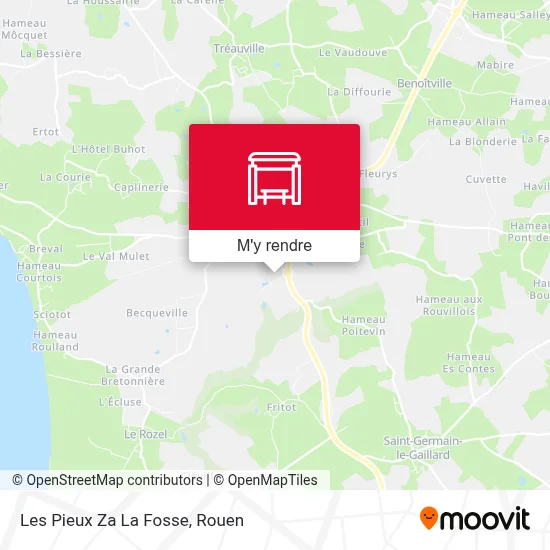 Les Pieux Za La Fosse plan