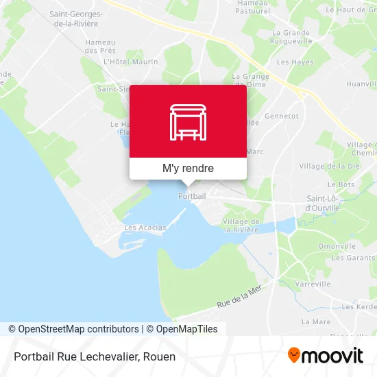 Portbail Rue Lechevalier plan
