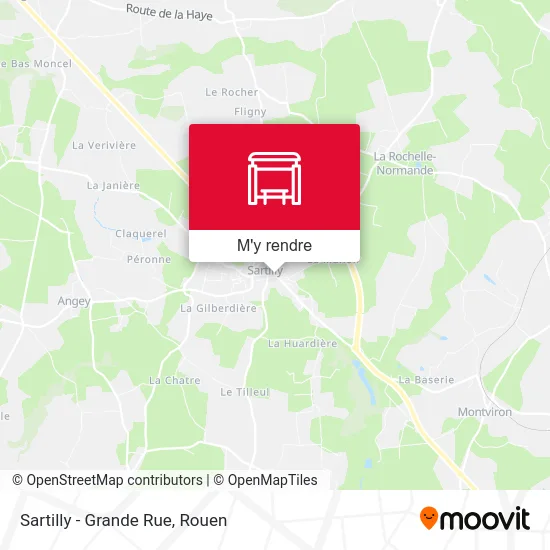 Sartilly - Grande Rue plan