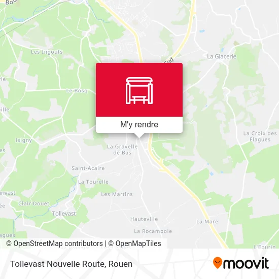 Tollevast Nouvelle Route plan