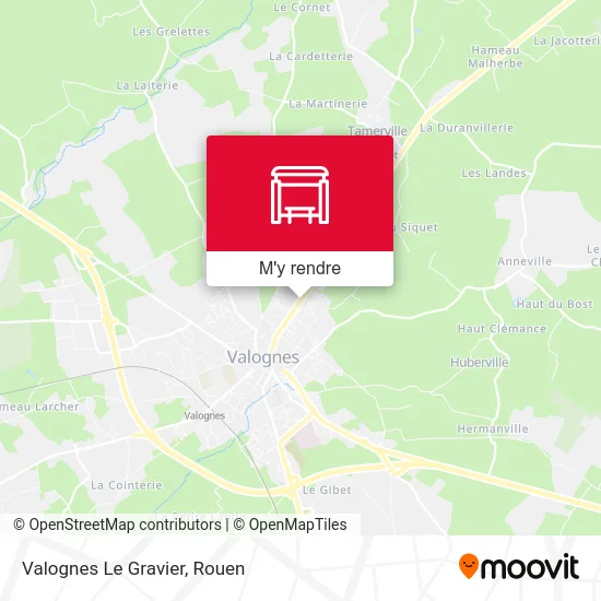 Valognes Le Gravier plan