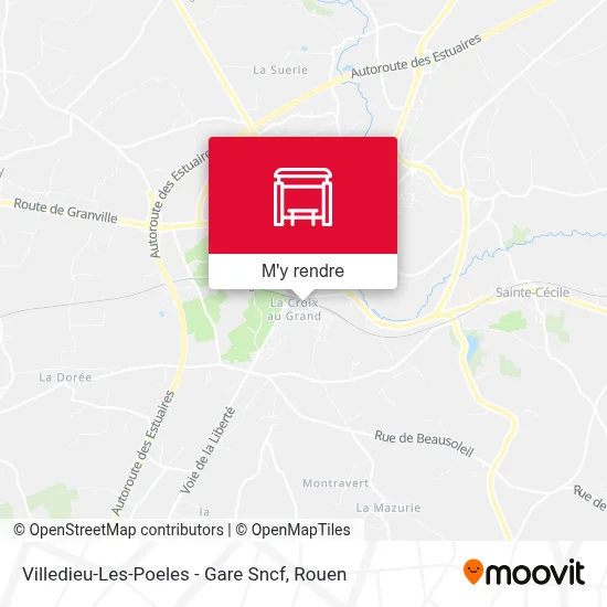Villedieu-Les-Poeles - Gare Sncf plan