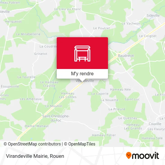 Virandeville Mairie plan