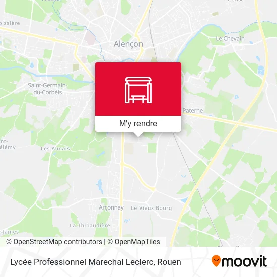 Lycée Professionnel Marechal Leclerc plan