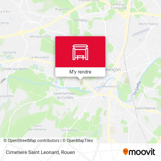 Cimetiere Saint Leonard plan