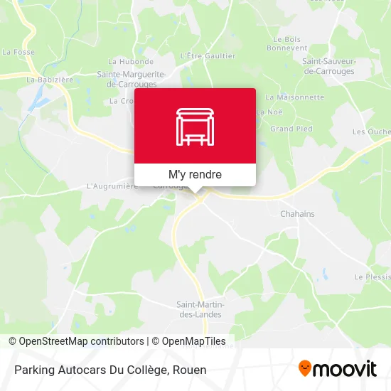 Parking Autocars Du Collège plan