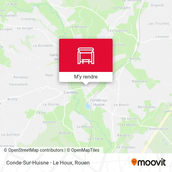 Conde-Sur-Huisne - Le Houx plan