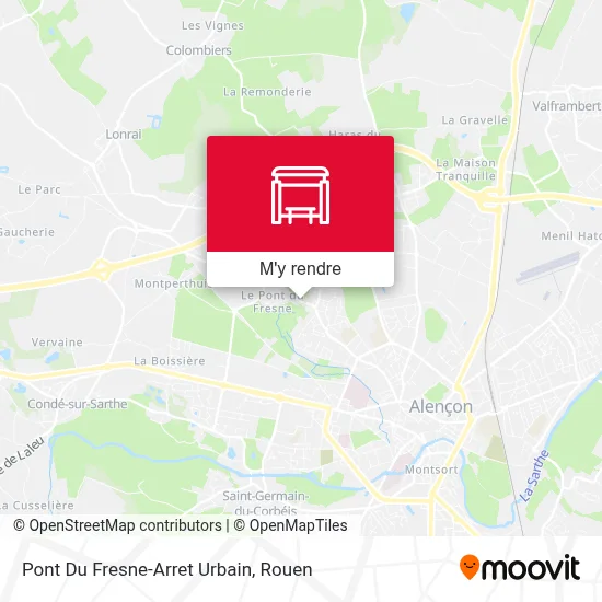 Pont Du Fresne-Arret Urbain plan