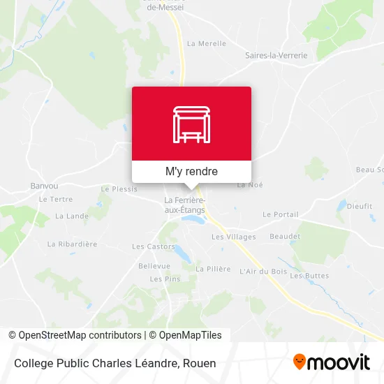 College Public Charles Léandre plan