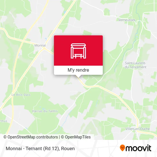 Monnai - Ternant (Rd 12) plan
