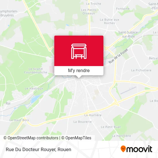 Rue Du Docteur Rouyer plan