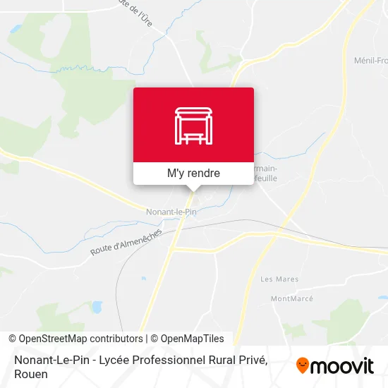 Nonant-Le-Pin - Lycée Professionnel Rural Privé plan