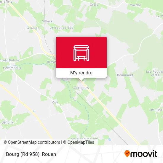 Bourg (Rd 958) plan